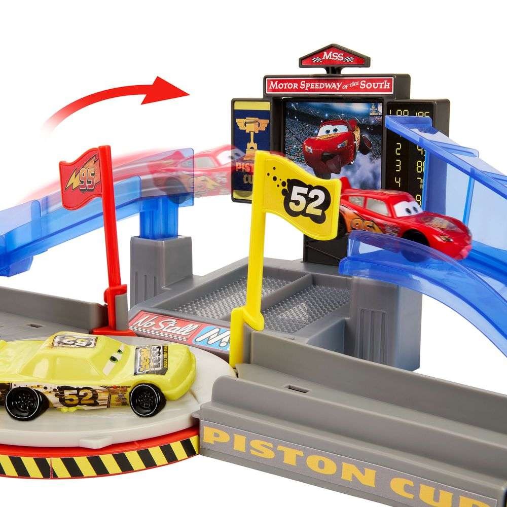 Disney Pixar Cars Μεγάλη Πίστα Αγώνων Piston Cup Stunting Speedway για Κόλπα (JHL42) - Fun Planet