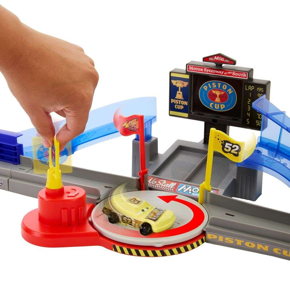 Disney Pixar Cars Μεγάλη Πίστα Αγώνων Piston Cup Stunting Speedway για Κόλπα (JHL42) - Fun Planet
