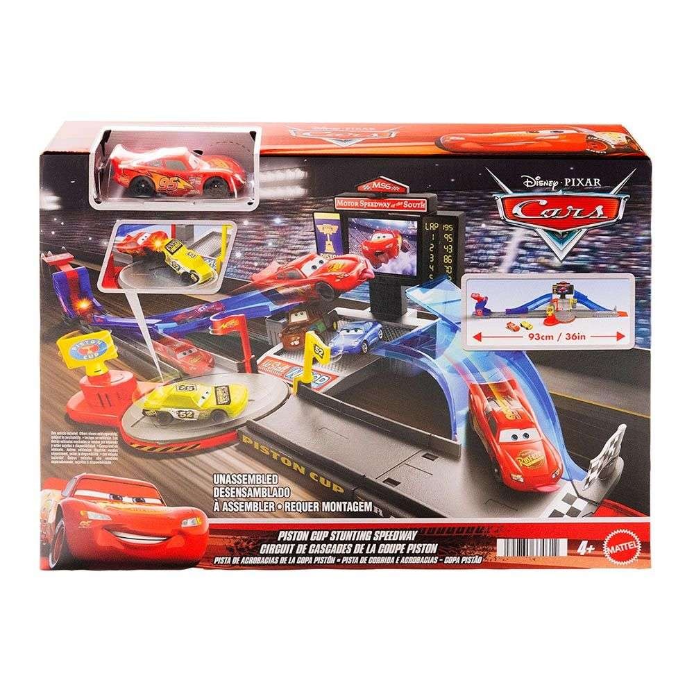 Disney Pixar Cars Μεγάλη Πίστα Αγώνων Piston Cup Stunting Speedway για Κόλπα (JHL42) - Fun Planet