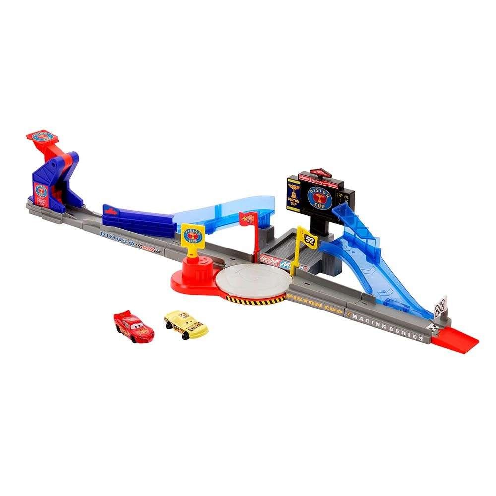 Disney Pixar Cars Μεγάλη Πίστα Αγώνων Piston Cup Stunting Speedway για Κόλπα (JHL42) - Fun Planet