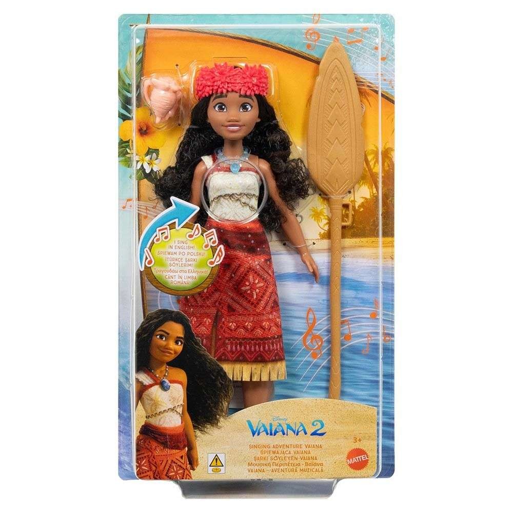 Disney Vaiana 2 Κούκλα Βαϊάνα που Τραγουδάει Ελληνικά (JHH26)