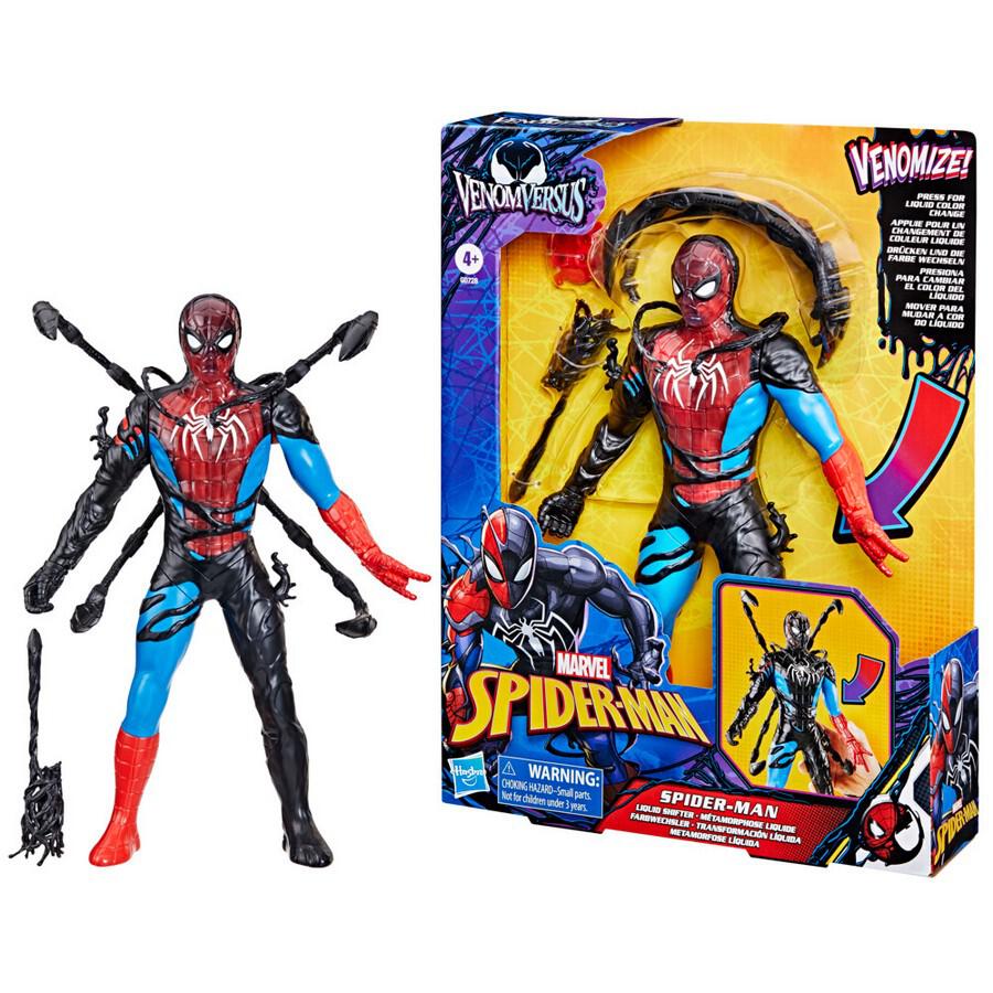 Marvel Spider-Man Venomversus Spider-Man Liquid Shifter Action Figure (G0728) - Fun Planet