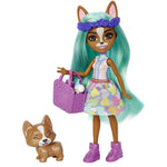 Enchantimals Baby Best Friends Κούκλα και Ζωάκια Φιλαράκια με Εκπλήξεις Crizia Corgi & Show (HLK86) - Fun Planet