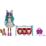 Enchantimals Baby Best Friends Κούκλα και Ζωάκια Φιλαράκια με Εκπλήξεις Crizia Corgi & Show (HLK86) - Fun Planet