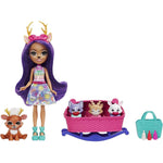 Enchantimals Baby Best Friends Κούκλα και Ζωάκια Φιλαράκια με Εκπλήξεις Danessa Deer & Sprint (HLK84) - Fun Planet