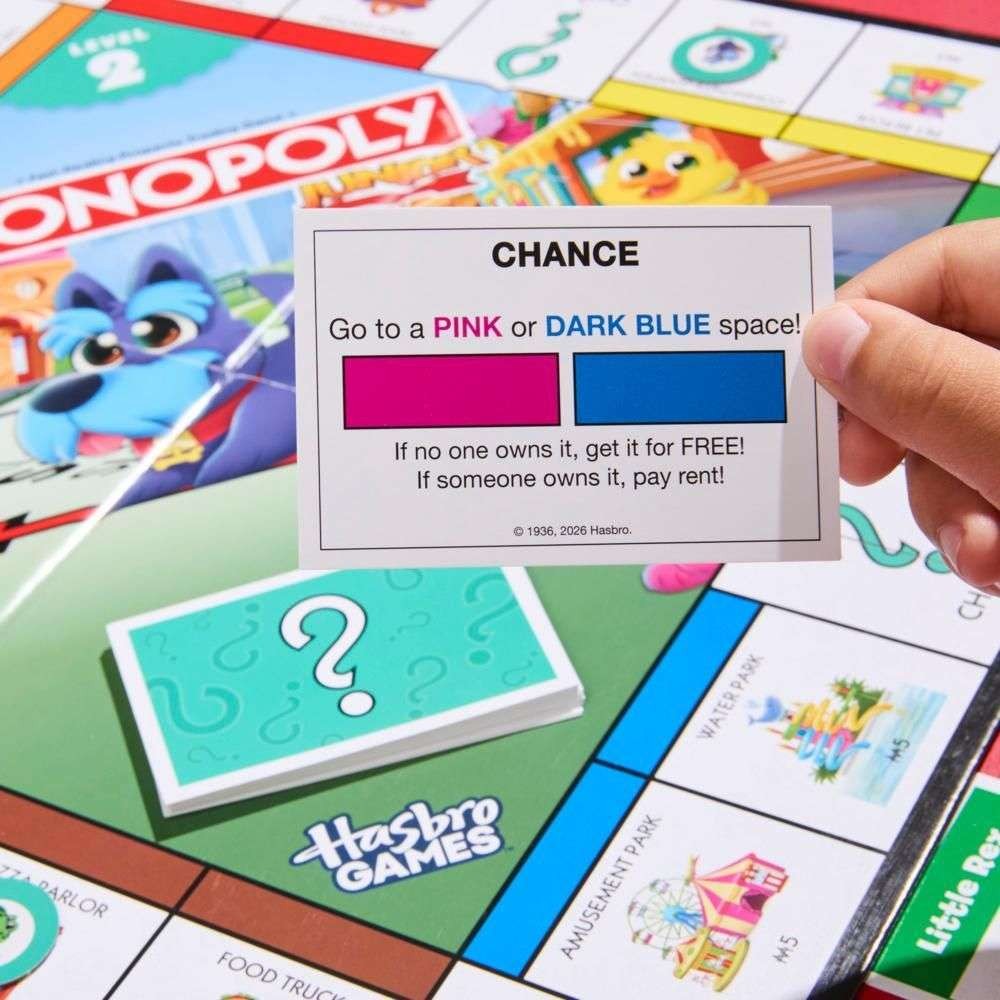 Monopoly Junior 2 σε 1 Square (G1856) - Fun Planet
