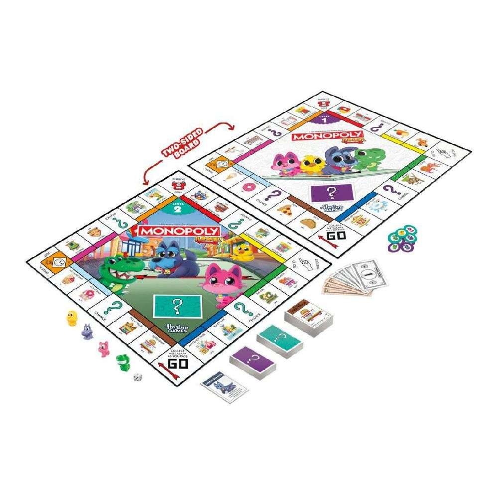 Monopoly Junior 2 σε 1 Square (G1856) - Fun Planet
