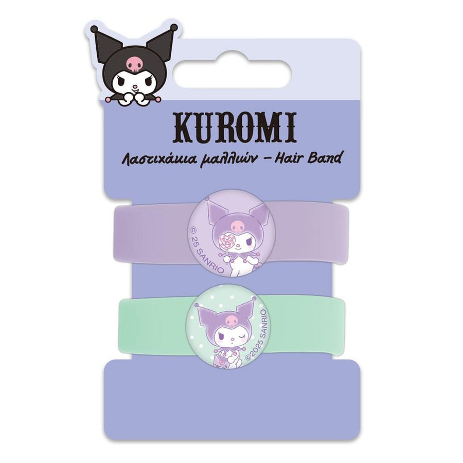 Λαστιχάκια Μαλλιών Σετ 2 τεμάχια Kuromi (490157) - Fun Planet