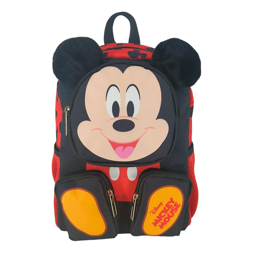 Σχολική Τσάντα Πλάτης Νηπίου 27x10x31εκ 2 Θήκες Disney Mickey Pocket Must (565821)