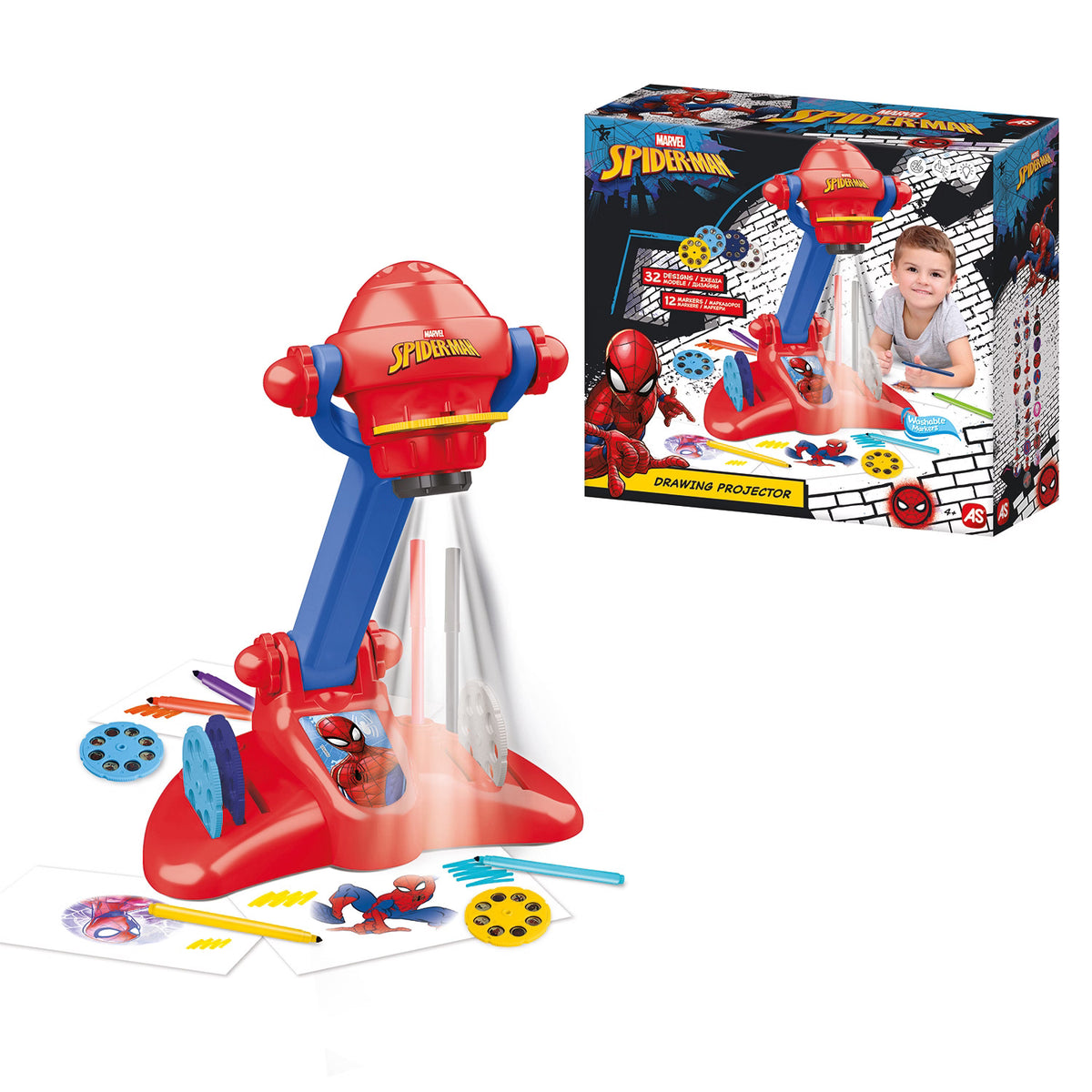 AS Προτζέκτορας Ζωγραφικής Spider-Man (1028-54005)