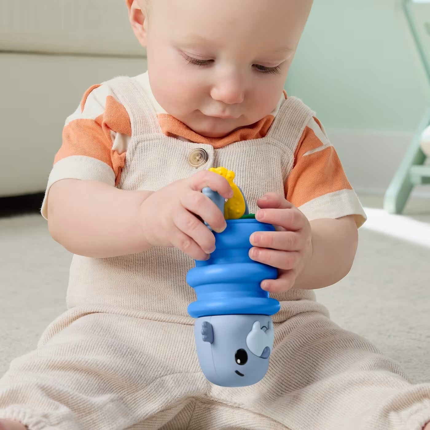 Fisher-Price Κουδουνίστρα Ζωάκια Ωκεανού Walrus Rattle (JHB56)