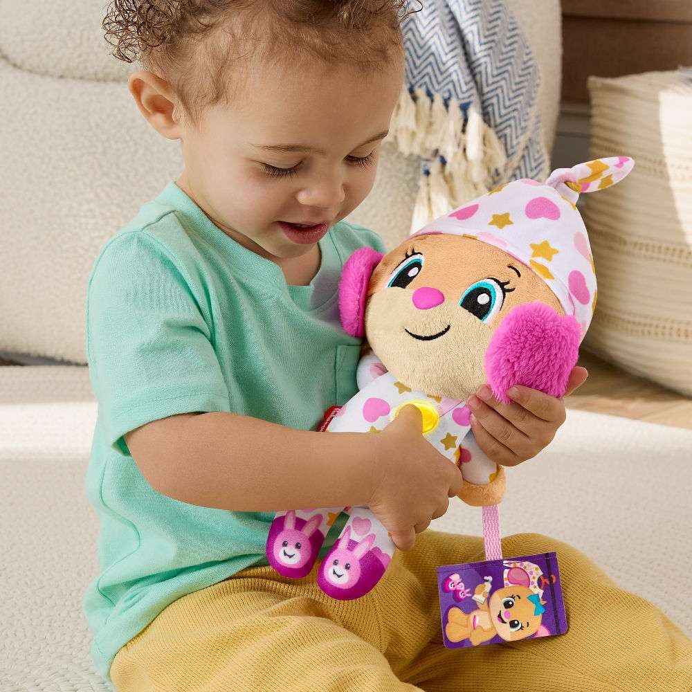 Fisher Price Laugh & Learn Εκπαιδευτικό Λούτρινο Σκυλάκι Αγκαλιάς Ροζ (JMM45) - Fun Planet