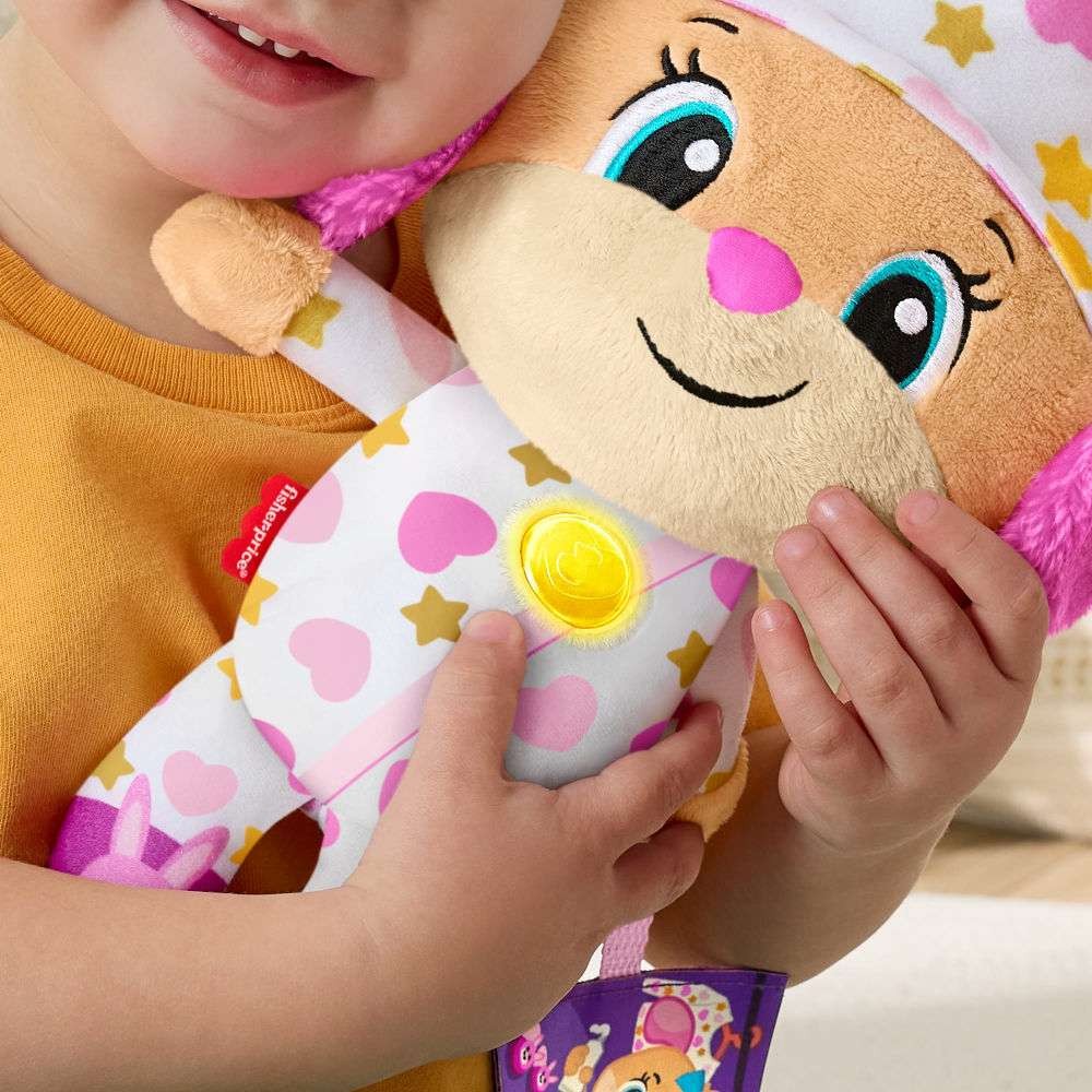 Fisher Price Laugh & Learn Εκπαιδευτικό Λούτρινο Σκυλάκι Αγκαλιάς Ροζ (JMM45) - Fun Planet