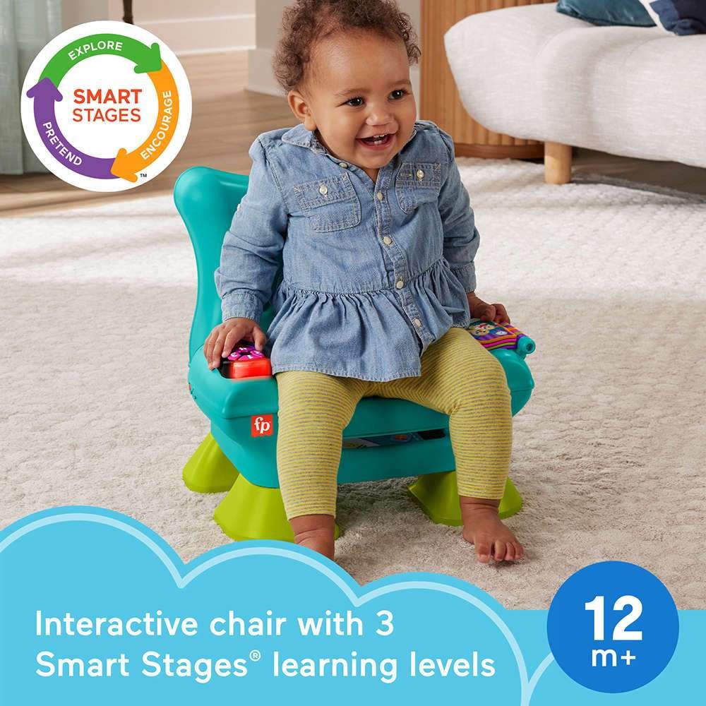 Fisher Price Παίζω & Μαθαίνω Smart Stages Εκπαιδευτική Καρεκλίτσα (HYR89) - Fun Planet