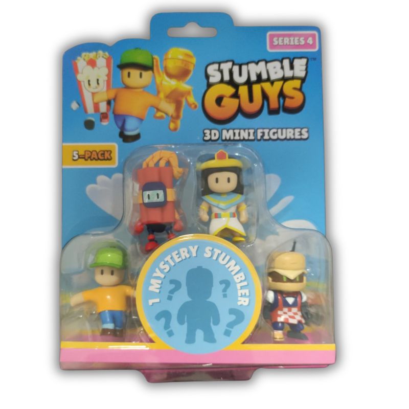Stumble Guys 3D Mini Figures Series 4 5 Pack (40005) - Fun Planet