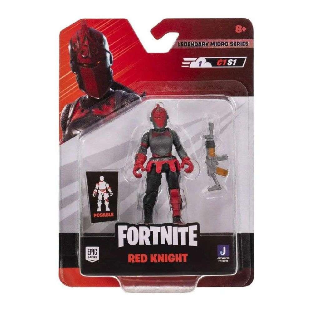 Fortnite Legendary Micro Series Φιγούρα Δράσης 6.5εκ. με Όπλο Red Knight Wave 1 (JWFN0946)