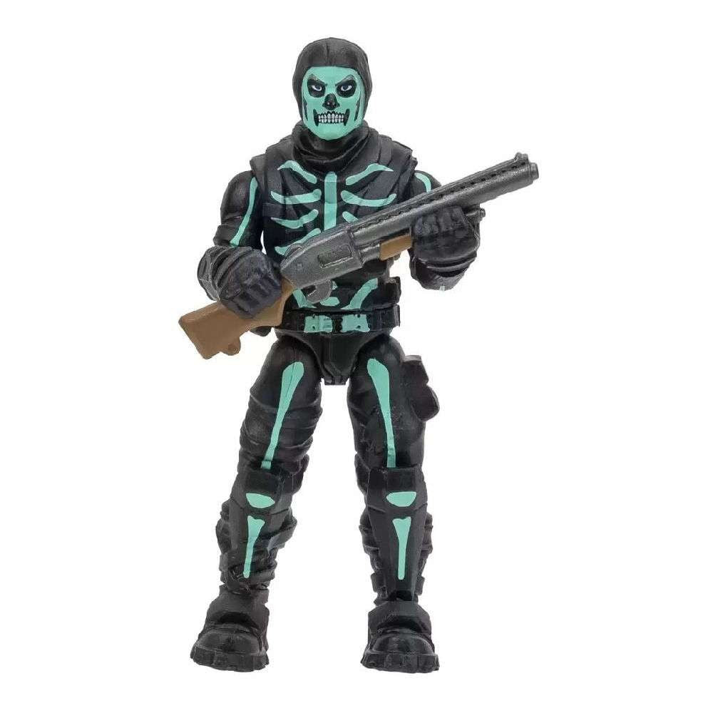 Fortnite Legendary Micro Series Φιγούρα Δράσης 6.5εκ. με Όπλο Skull Trooper Green Glow Wave 2 (JWFN0949)