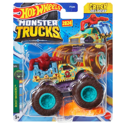 Hot Wheels Oχήματα Monster Trucks Crush Delivery (HTM25) - Fun Planet