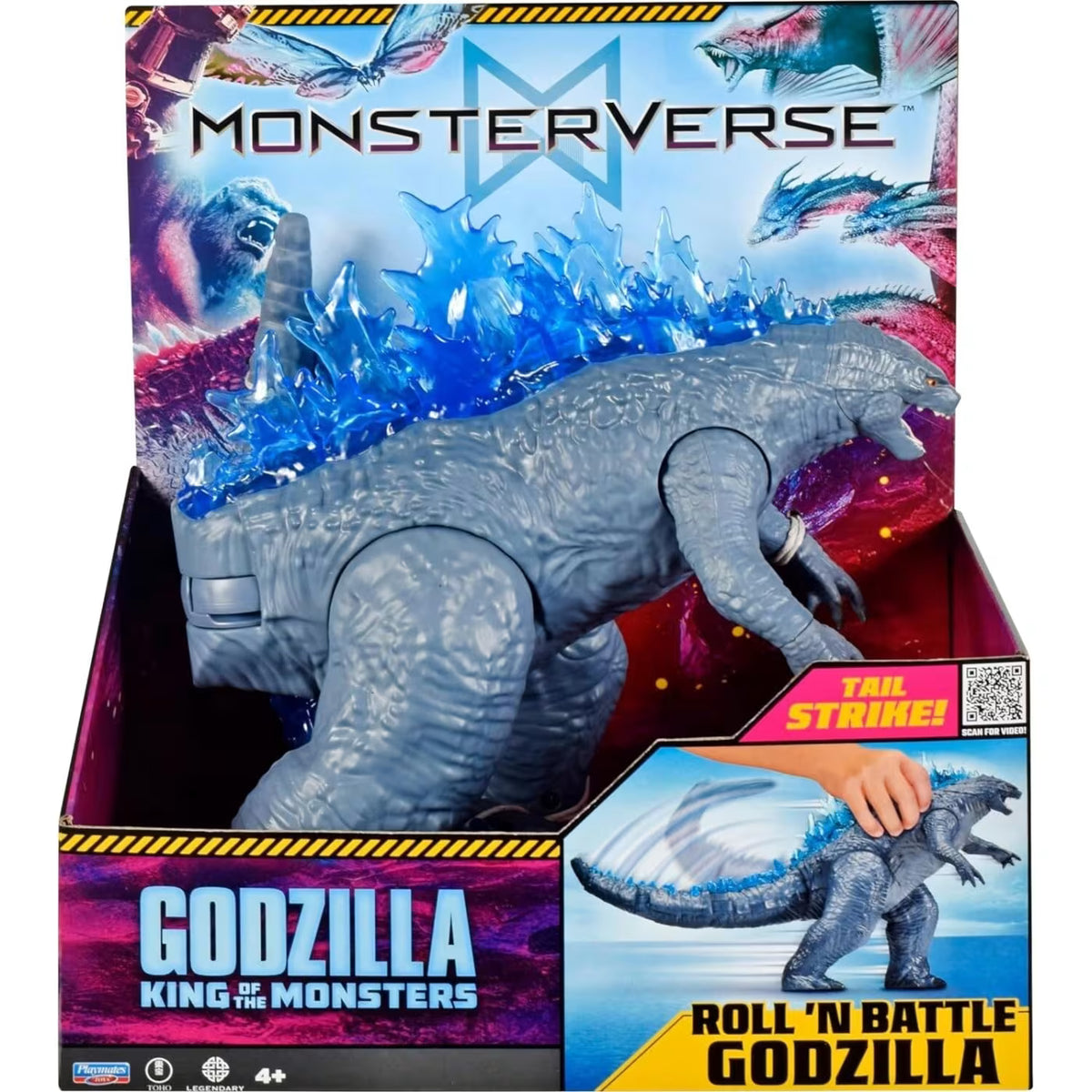 Monsterverse King Of The Monsters Γίγας Φιγούρα με Κίνηση 28cm Roll n' Battle Godzilla (MN320200) - Fun Planet