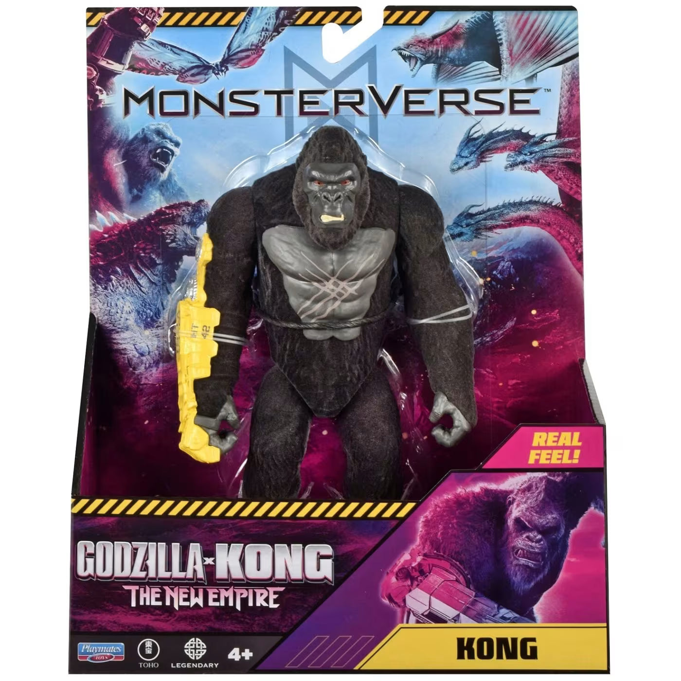 Godzilla X Kong Monsterverse Βασική Φιγούρα Real Feel 15cm Kong (MN318000) - Fun Planet