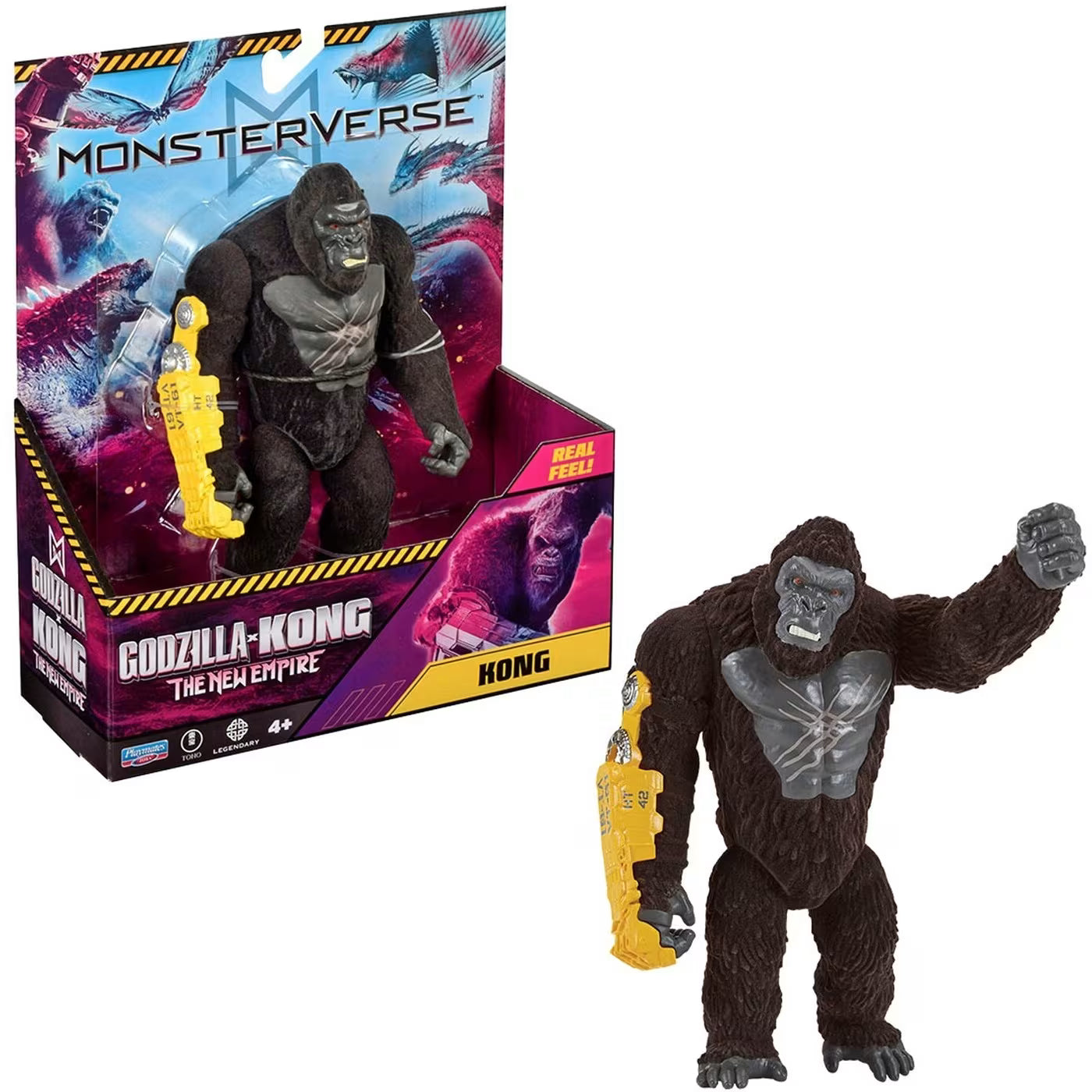 Godzilla X Kong Monsterverse Βασική Φιγούρα Real Feel 15cm Kong (MN318000) - Fun Planet