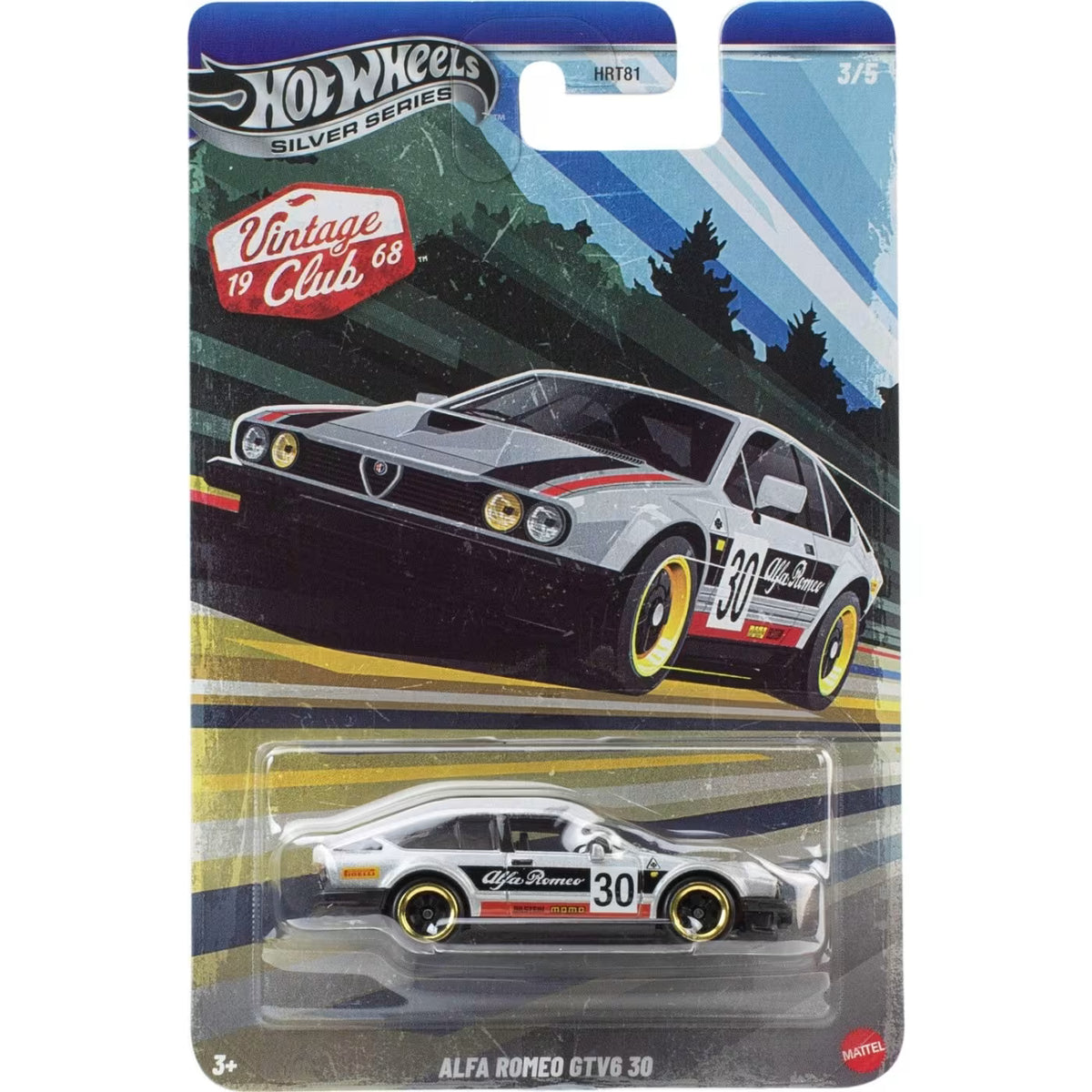 Hot Wheels Silver Series Vintage Αυτοκινητάκια Alfa Romeo GTV6 30 (JKY30) - Fun Planet