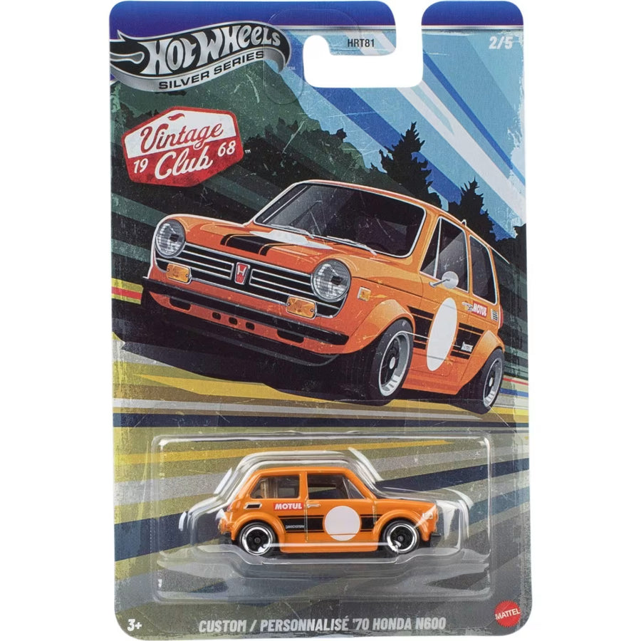 Hot Wheels Silver Series Vintage Αυτοκινητάκια Custom '70 Honda N600 (JKY27) - Fun Planet