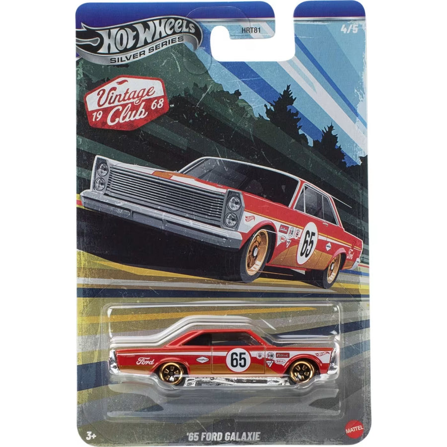 Hot Wheels Silver Series Vintage Αυτοκινητάκια '65 Ford Galaxie (JKY29) - Fun Planet
