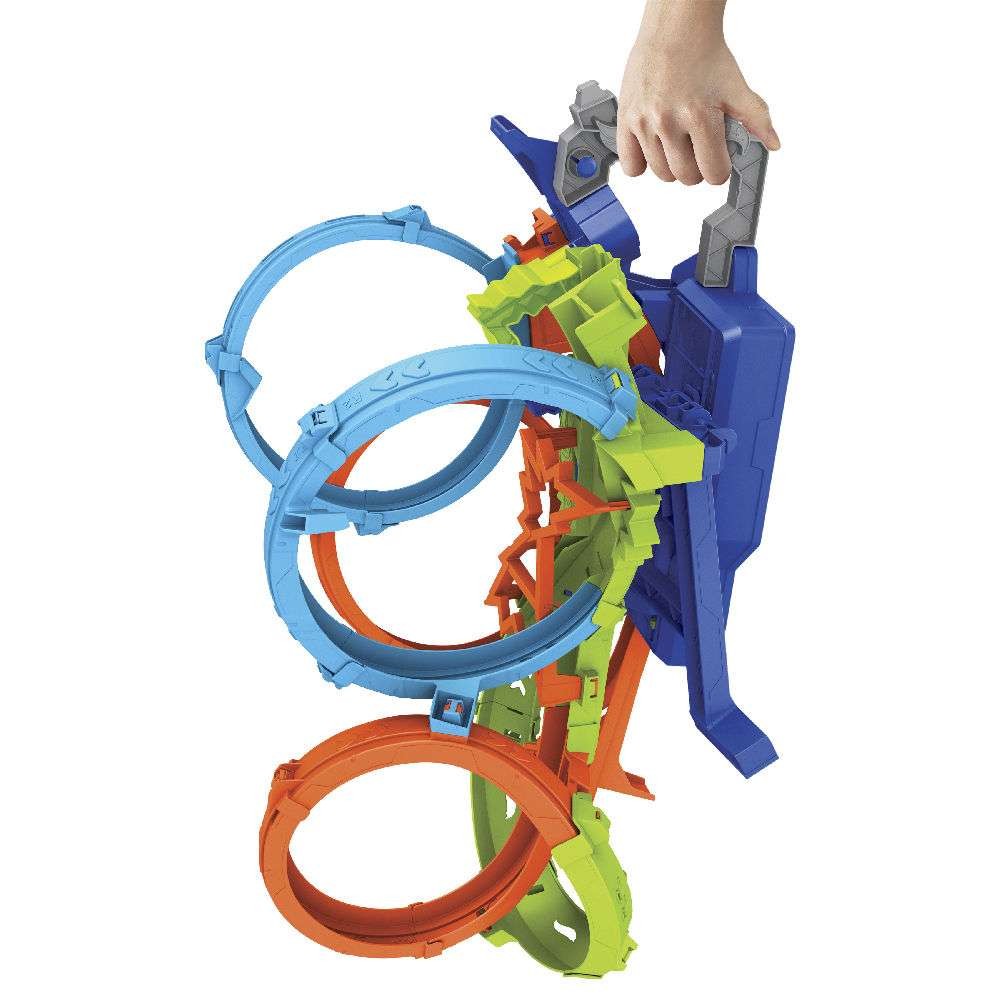 Hot Wheels 4-Loop Crash-Out Ultra Crash Looping Πίστα Συγκρούσεων με 4 Λουπ (HXR70) - Fun Planet