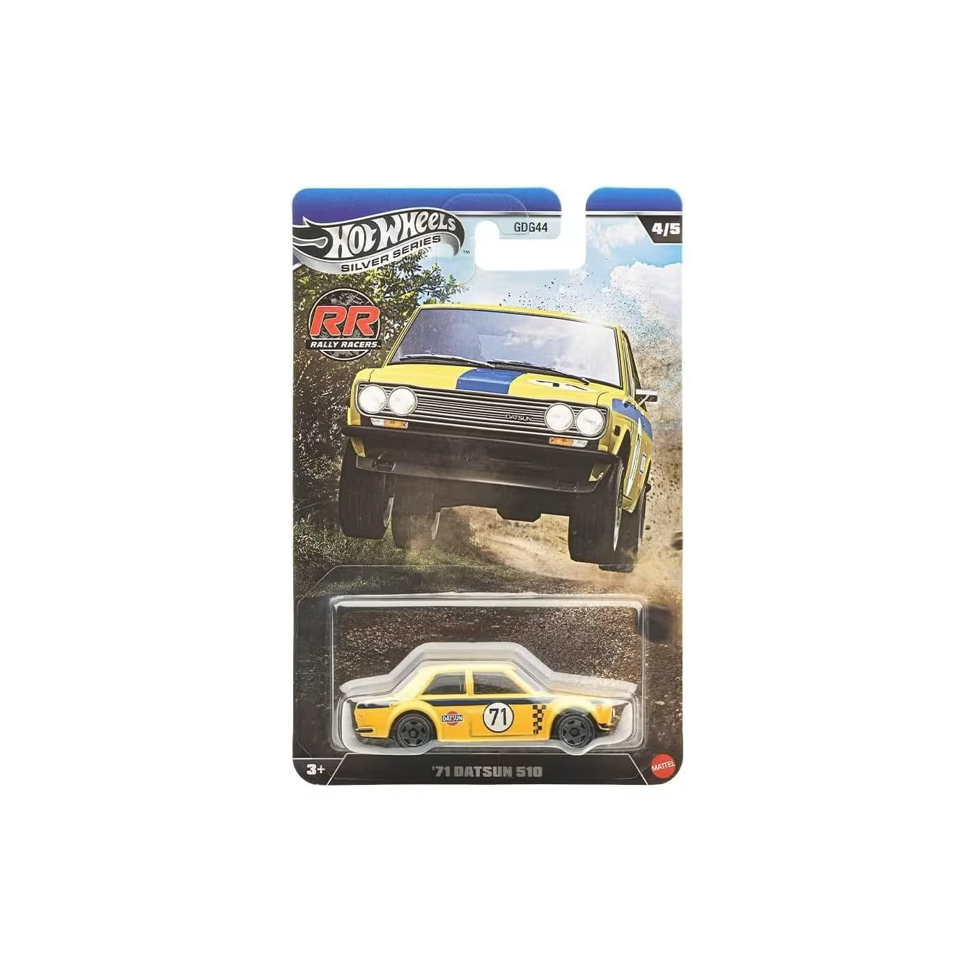 Hot Wheels Silver Series Rally Racers Αυτοκινητάκια '71 Datsun 510 (JKX64) - Fun Planet