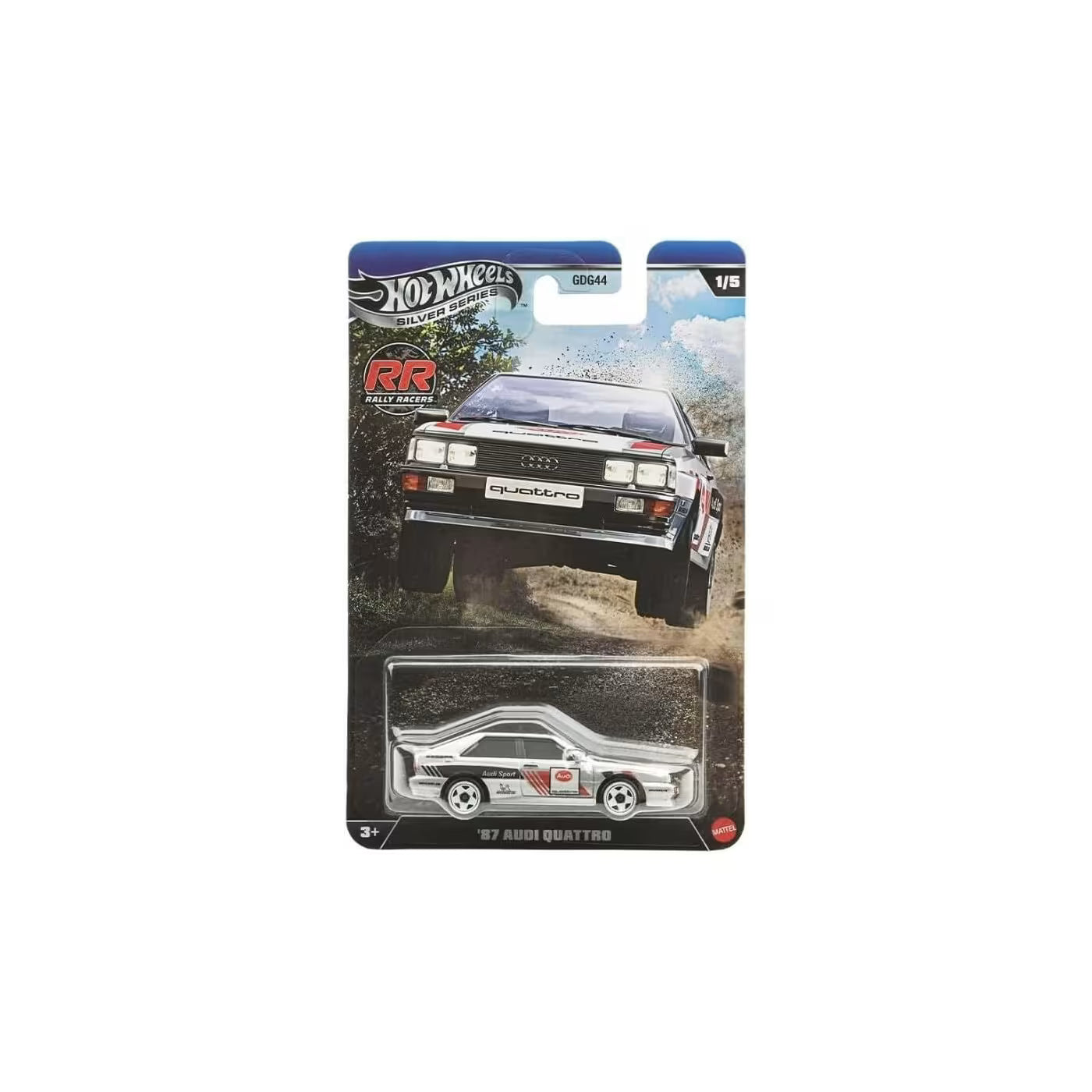 Hot Wheels Silver Series Rally Racers Αυτοκινητάκια '87 Audi Quattro (JKX61) - Fun Planet