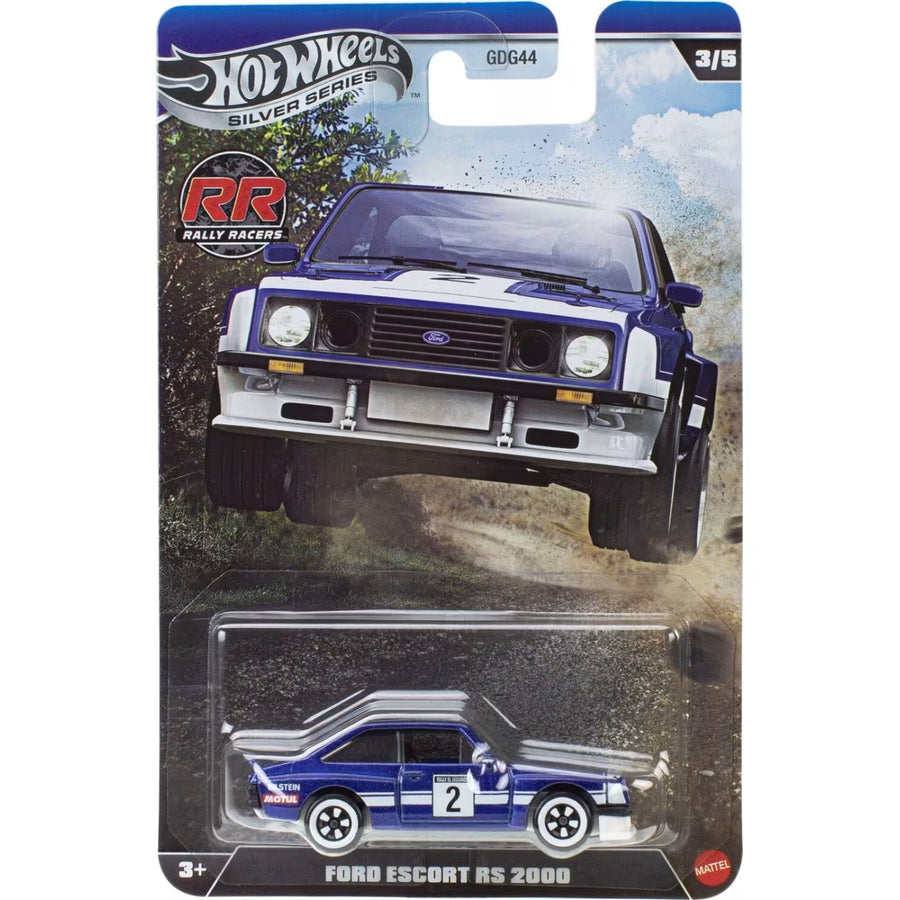 Hot Wheels Silver Series Rally Racers Αυτοκινητάκια Ford Escort RS 2000 (JKX63) - Fun Planet