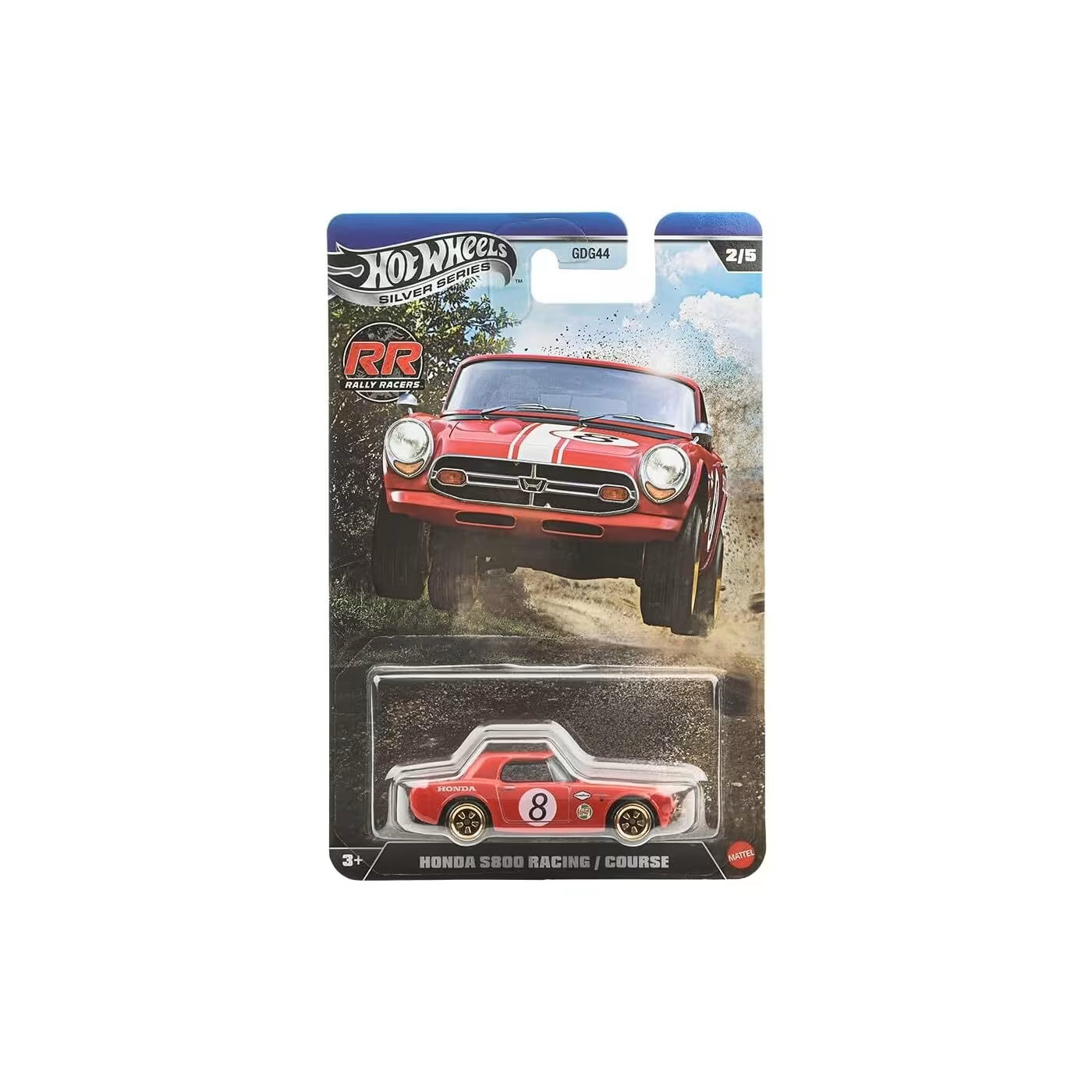 Hot Wheels Silver Series Rally Racers Αυτοκινητάκια Honda S800 Racing / Course (JKX62) - Fun Planet