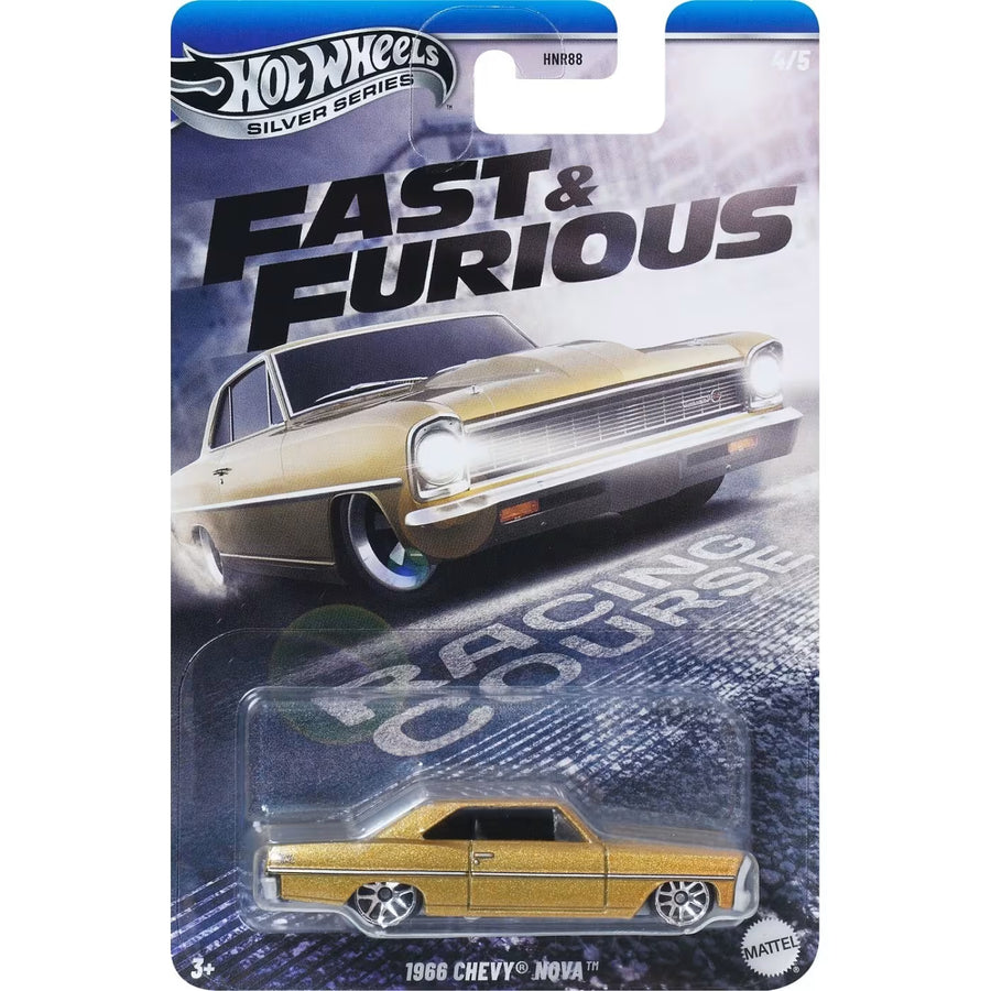 Hot Wheels Aυτοκινητάκι Fast & Furious 1966 Chevy Nova (JBY42) - Fun Planet