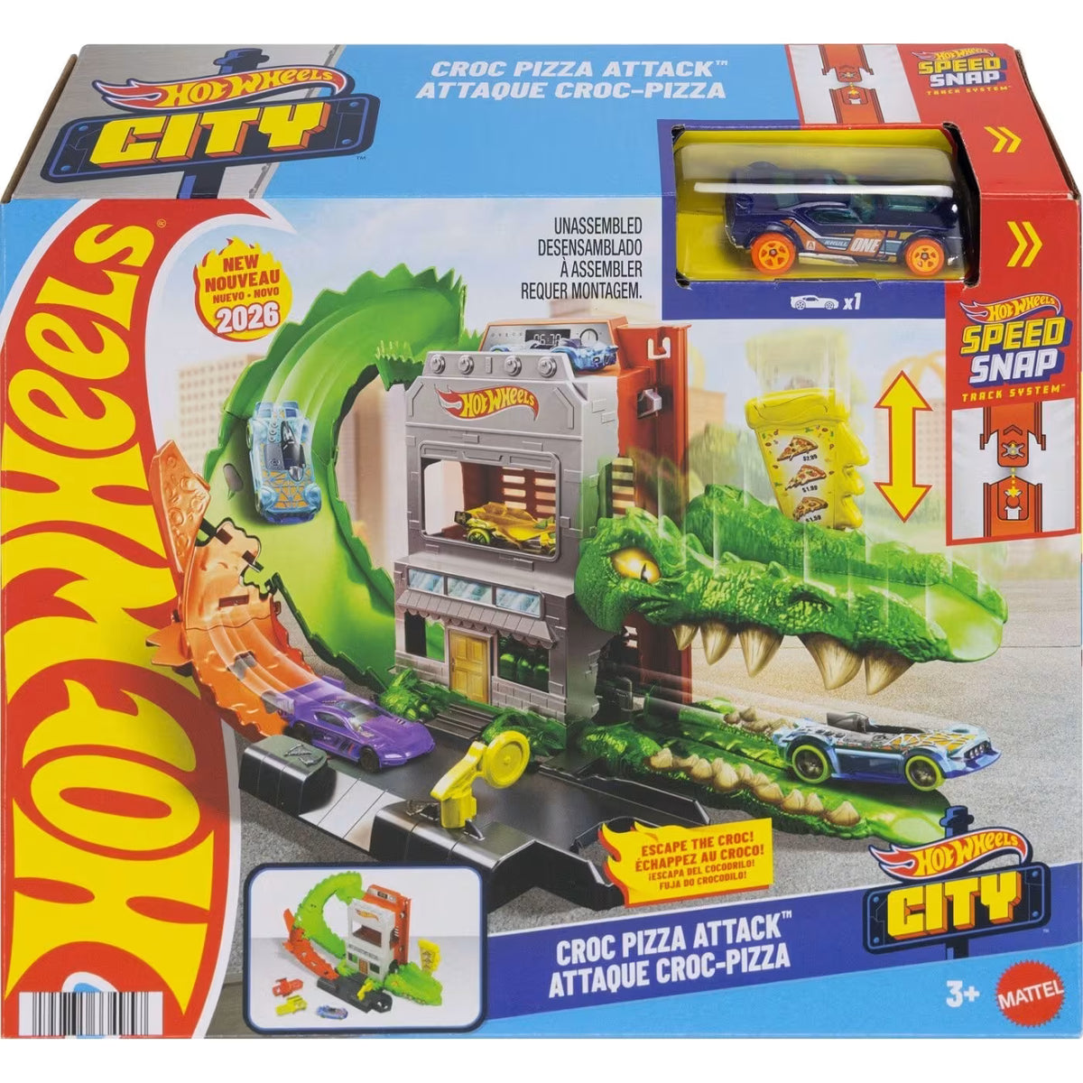 Hot Wheels City Bat Loop Attack Track (HTN78)