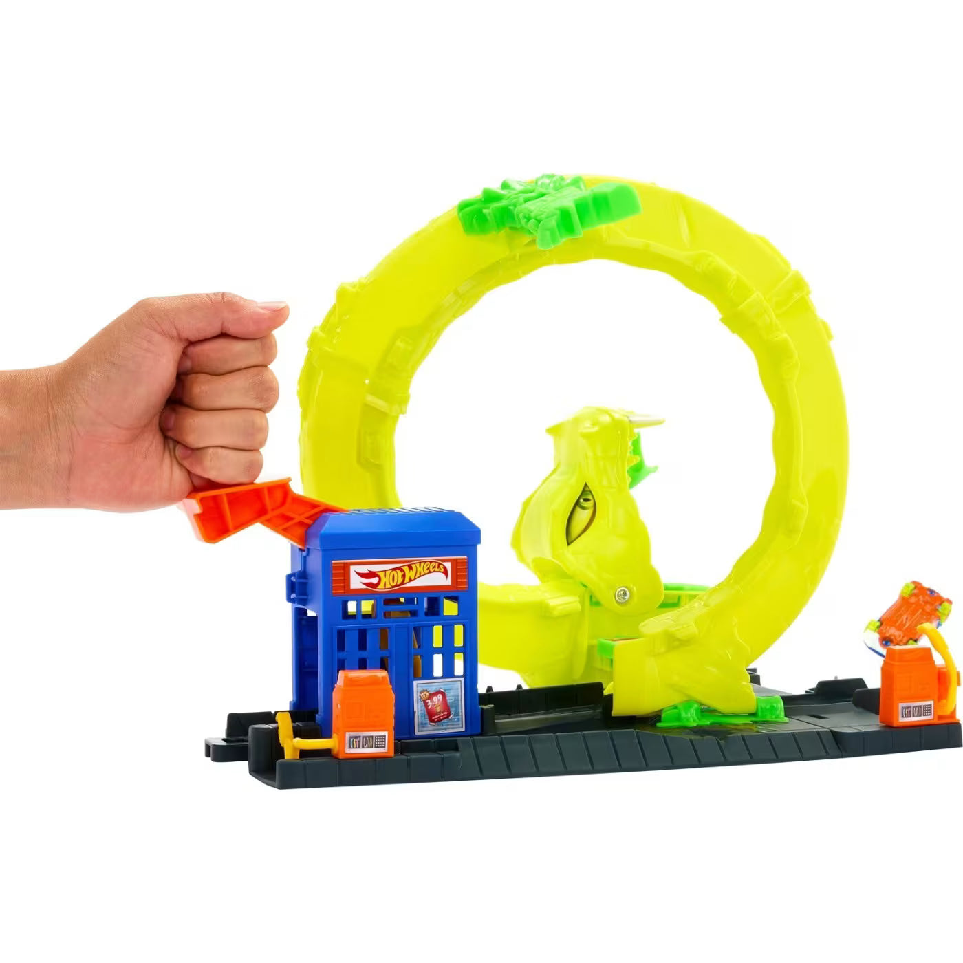 Hot Wheels City Πίστα με Θηρία Snake Spiral Attack (JBM63)