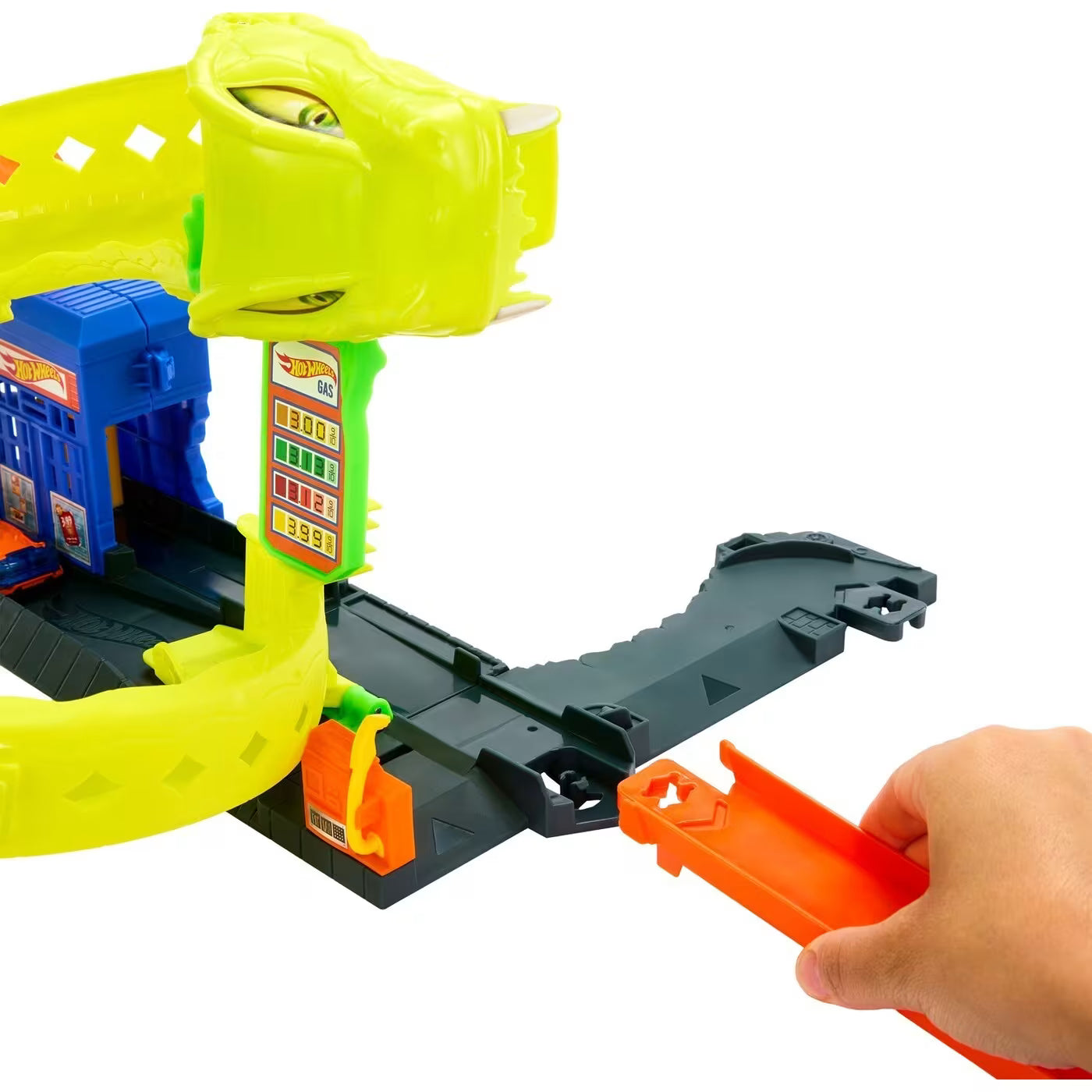 Hot Wheels City Πίστα με Θηρία Snake Spiral Attack (JBM63)
