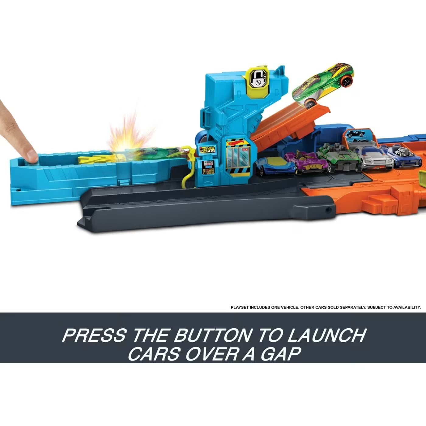 Hot Wheels City Πίστα Πολυμορφικό Γκαράζ Πίστα Transforming Stunt Garage (JHL94) - Fun Planet