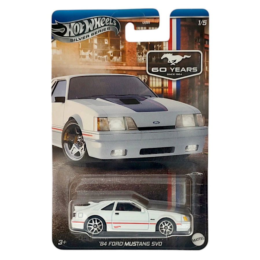 Hot Wheels Αυτοκινητάκια Silver Series Mustang 60 Years '84 Ford Mustang SVO (JBY50) - Fun Planet