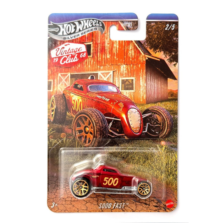 Hot Wheels Silver Series Vintage Αυτοκινητάκια Sooo Fast (JKY32)