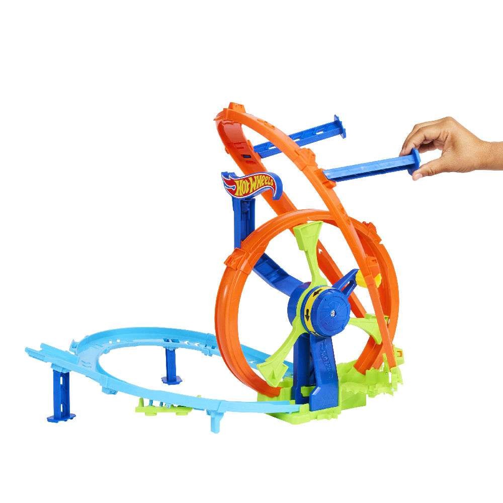Hot Wheels Stunt Tracks Πίστα Γρήγορη Εκκίνηση με Λουπ (JBX65) - Fun Planet