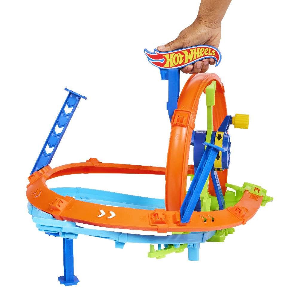 Hot Wheels Stunt Tracks Πίστα Γρήγορη Εκκίνηση με Λουπ (JBX65) - Fun Planet