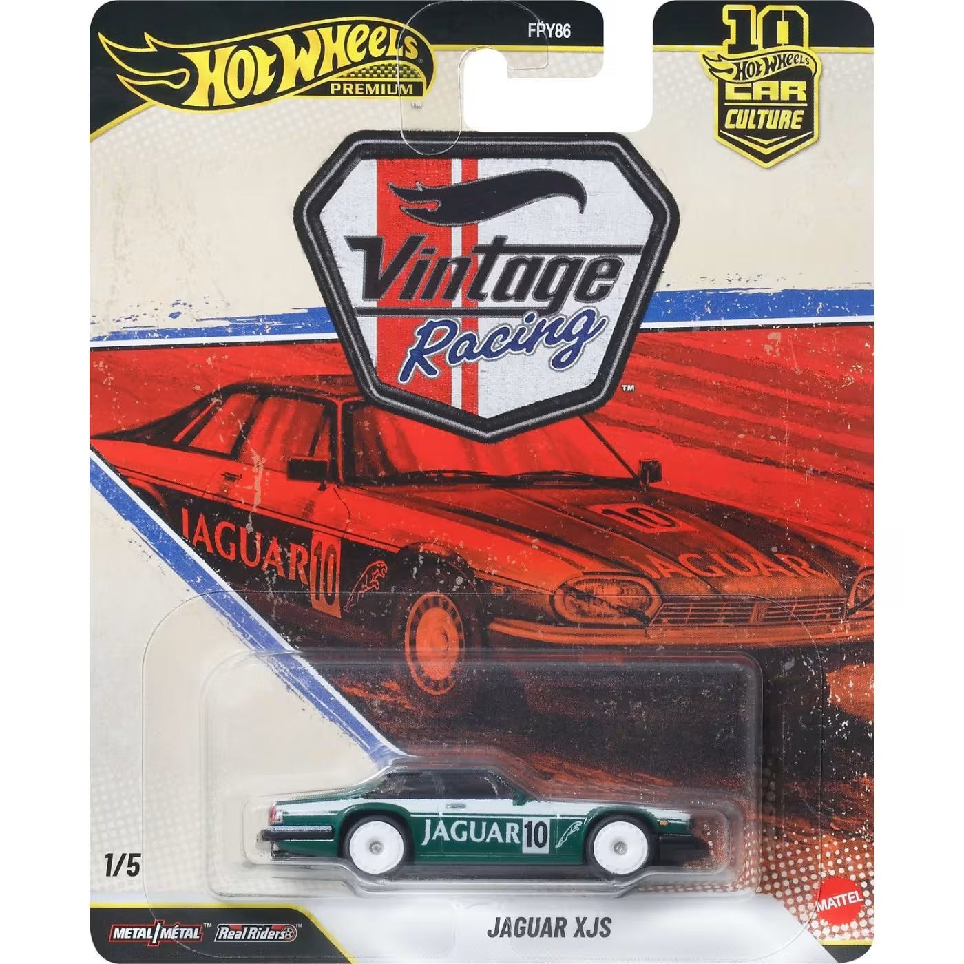Hot Wheels Premium Car Culture Vintage Racing Jaguar XJS (JKF02)