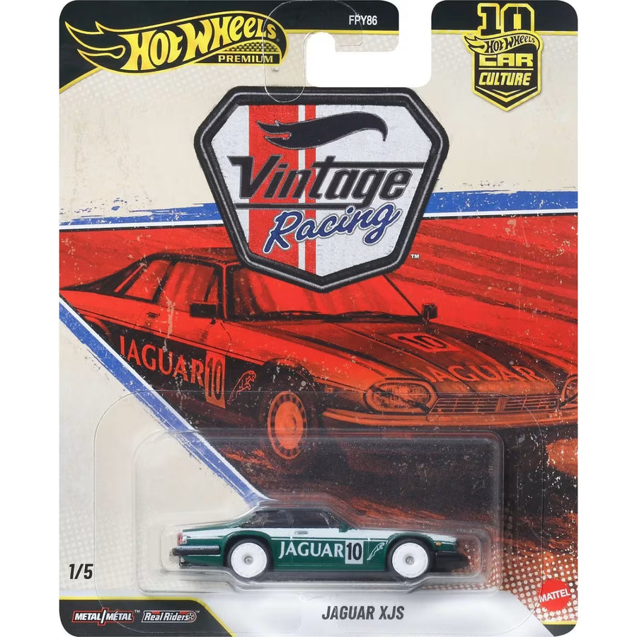 Hot Wheels Premium Car Culture Vintage Racing Jaguar XJS (JKF02) - Fun Planet