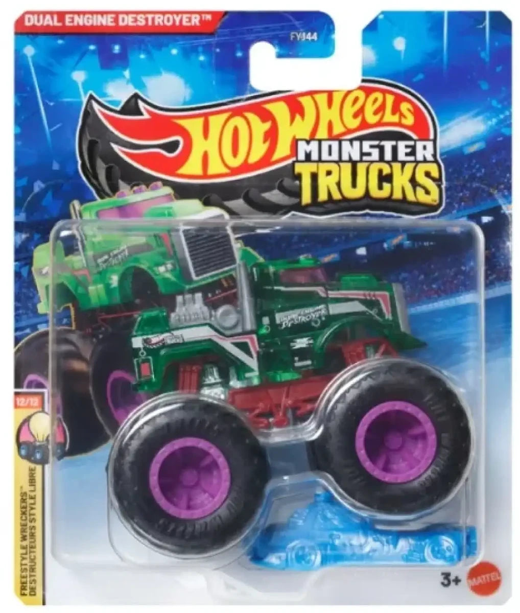Hot Wheels Oχήματα Monster Trucks Dual Engine Destroyer (JCD72)