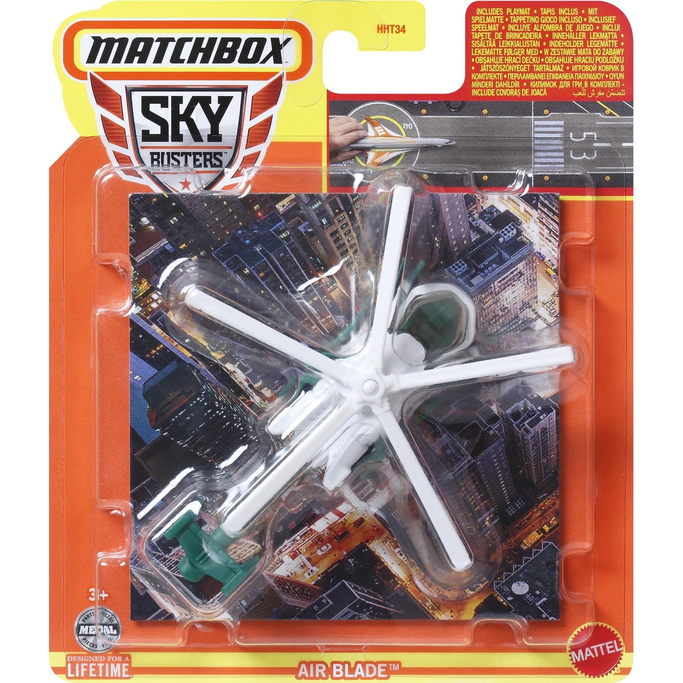 Matchbox Sky Busters Αεροπλανάκι με Ματ Air Blade (HVM68) - Fun Planet