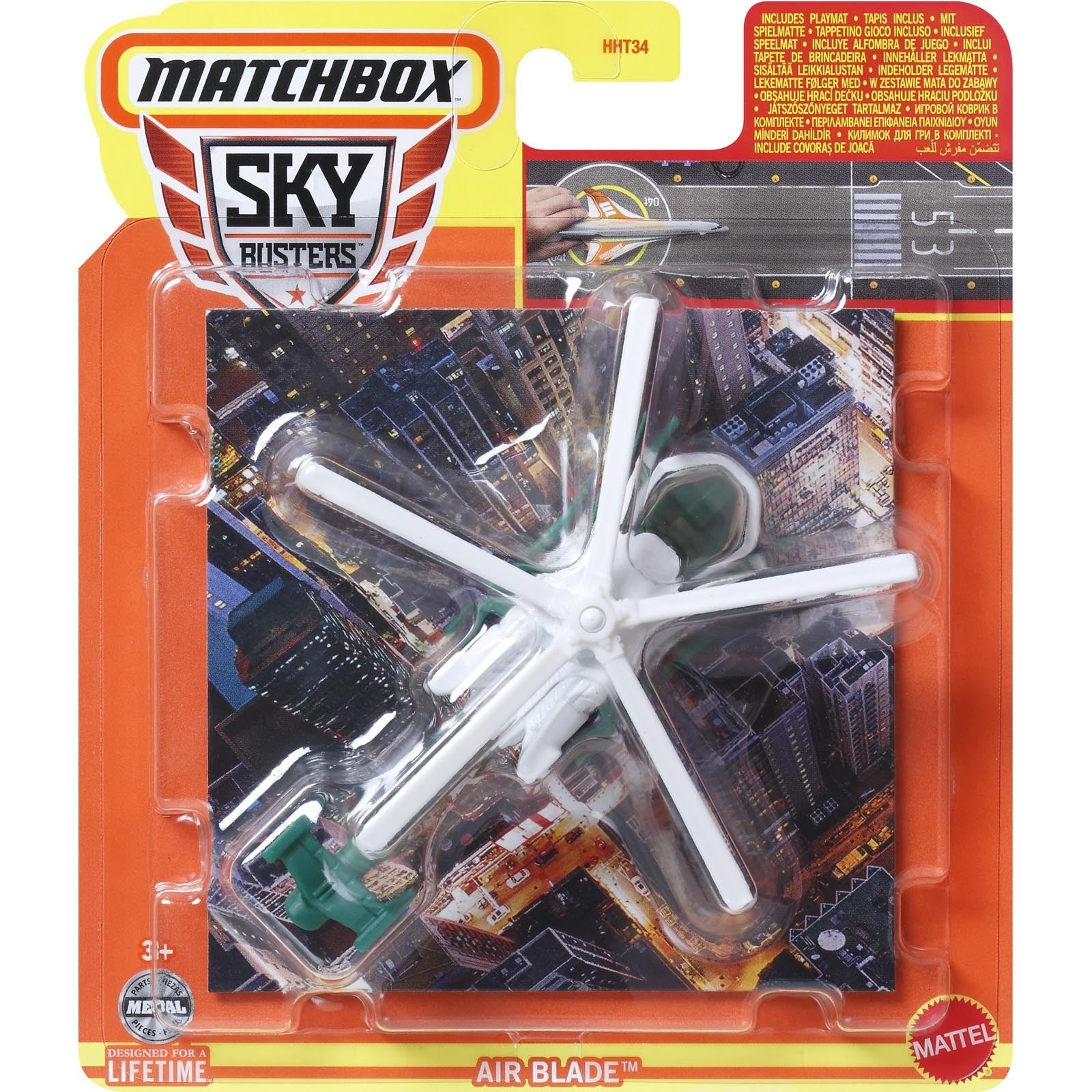 Matchbox Sky Busters Αεροπλανάκι με Ματ Air Blade (HVM68) - Fun Planet