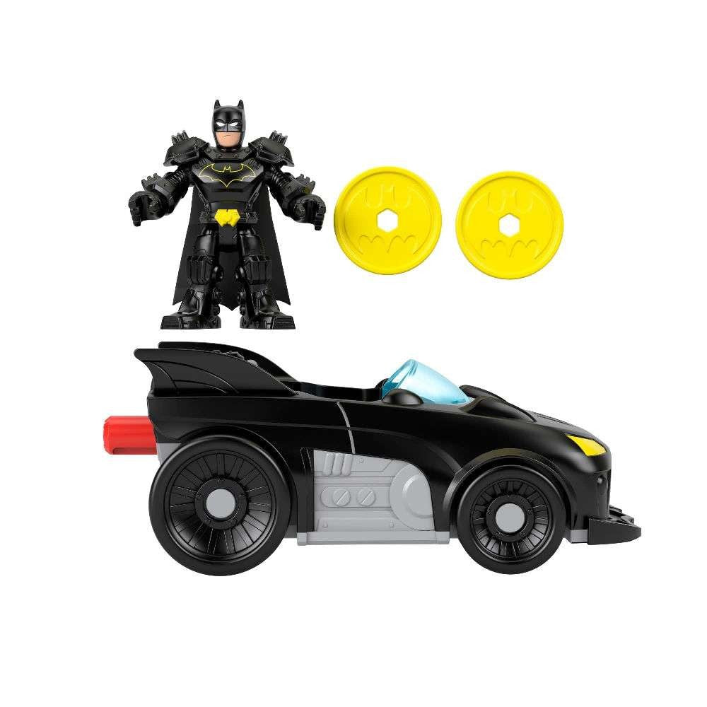 Imaginext DC Super Friends Batmobile & Batman Φιγούρα Δράσης (JFJ68) - Fun Planet