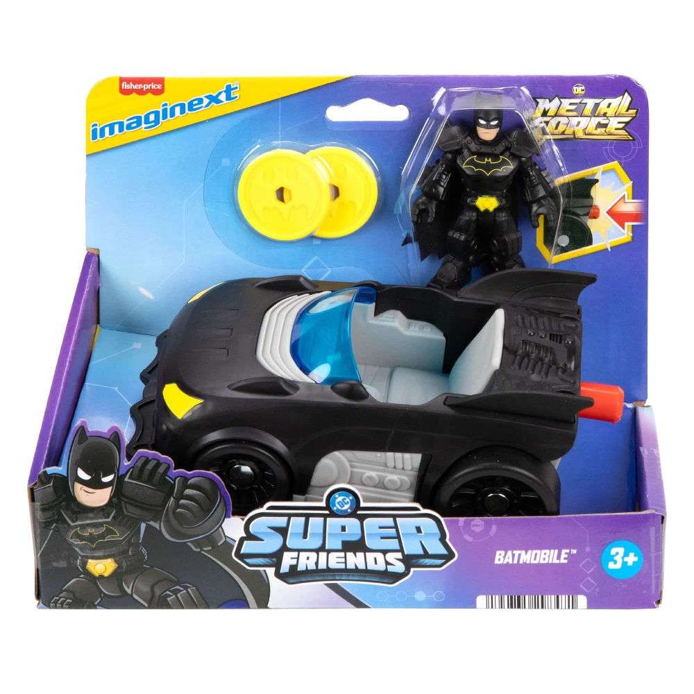 Imaginext DC Super Friends Batmobile & Batman Φιγούρα Δράσης (JFJ68) - Fun Planet