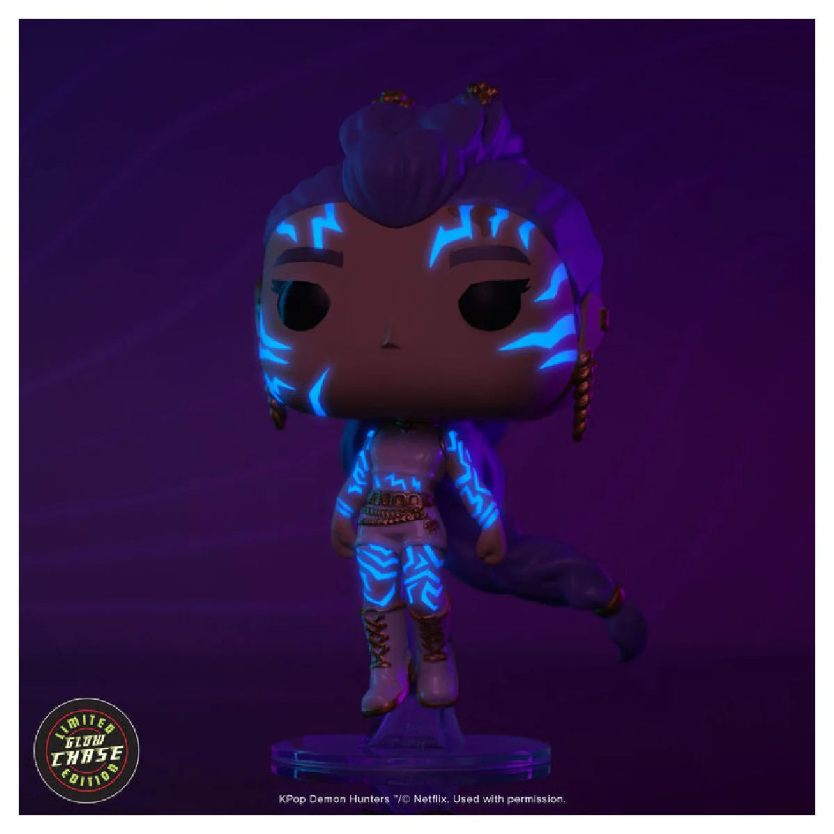 Funko Pop! Animation: K-Pop Demon Hunters - Rumi Glows in The Dark #2430 Chase Vinyl Figure (95808)